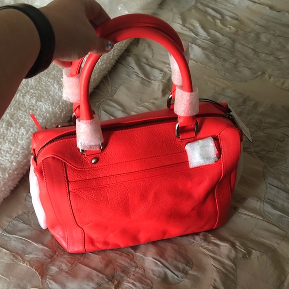 Rebecca Minkoff MAB Mini Handbag - Hot Red leather - Picture 7 of 9